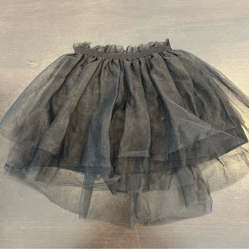 Zara Girls Tutu Tulle Skirt Black